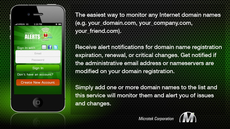 Domain Alerts