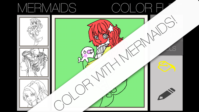 Mermaids - Color Fun — A Coloring Game(圖2)-速報App