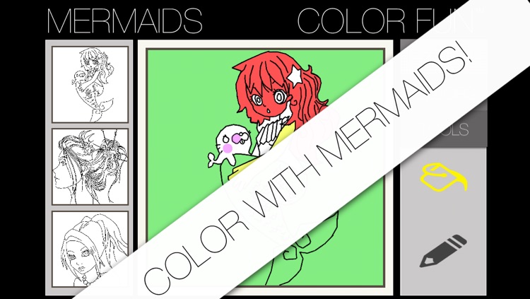 Mermaids - Color Fun — A Coloring Game