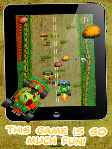 Zombie Go Kart Road Race Free Kids Game - Easy Carnivorous Shrub Turbo GoKart Car Racing Chaseのおすすめ画像3