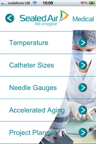 Sealed Air Medical Applications Converter screenshot 2
