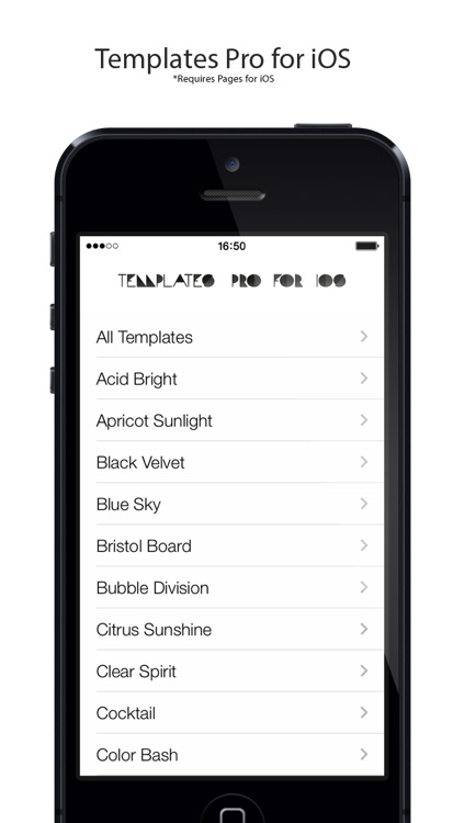 Templates Pro for iOS