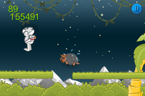 Space Bunny Battle - No Gravity Jungle Jump Free screenshot 3