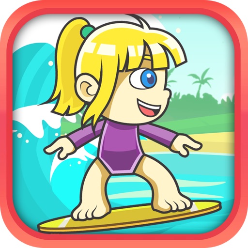 Wild Surfer Girls - Wet Tidal Wave of Fun Race Adventure