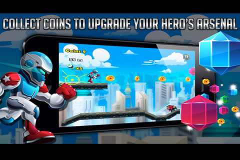 Droid Warfare Man: Jetpack Resistance Enforcement Division screenshot 2