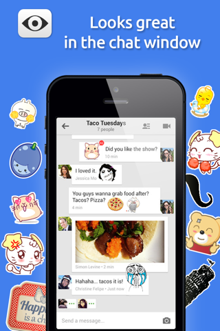 Stickers for Hangouts Pro Edition screenshot 3