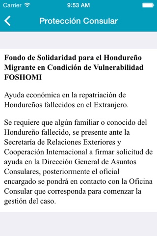 Embajada de Honduras en U.S. screenshot 3