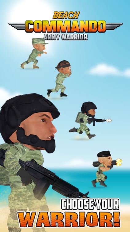 Beach Commando Warrior Blitz: Army Combat War Battle Forces