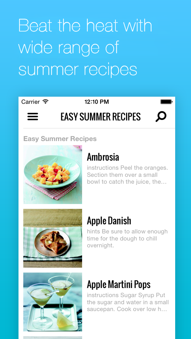 How to cancel & delete Easy Summer Recipes from iphone & ipad 2