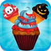 Halloween CupCake Crush Mania - free games for kids , boys and girls on halloween scary chill nights