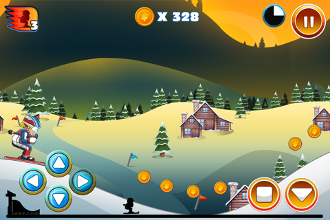 Winter Games Mountain Skiing - Go For The Gold screenshot 3