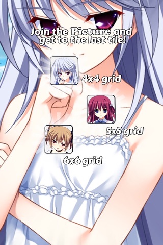 2048 PUZZLE " Grisaia-no-Meikyuu-Rakuen " Edition Anime Logic Game Character.s screenshot 3