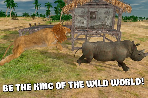 Safari Survival 3D: Lion Simulator screenshot 4