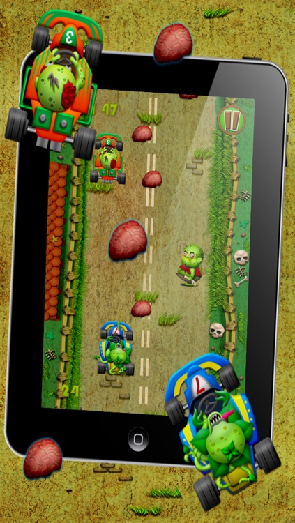 Zombie Kart Hill Racing : A Road Trip of Turbo Carnivore Plants Go Karting Car Racer Game – FREE Fun Kids Version screenshot-3