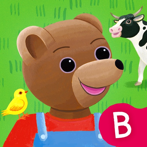 Les animaux de la ferme avec Petit Ours Brun : jeux éducatifs. Application enfants de 2 à 6 ans. iOS App