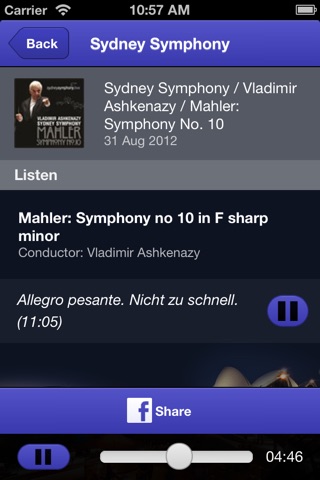 Sydney Symphony Orchestra screenshot 4