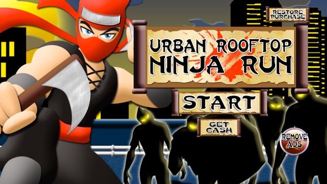 Power of the Ninja 3 - A Samurai vs Zombie Slasher Rooftop B(圖2)-速報App