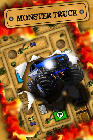 Monster Truck Parking Game - Free Trucks Games screenshot 2