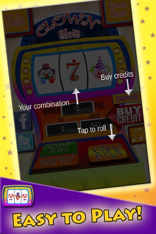 Clown Slots FREE – Spin the Lucky Bonus Casino Wheel, Win the Jackpot, Enjoy Amazing Slot Machine by Goober Fun Apps screenshot 3