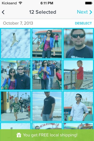 Kicksend: Send & Print Photo Albums, Instagram Pictures, and Your Edited Photos with Effects & Filters screenshot 4