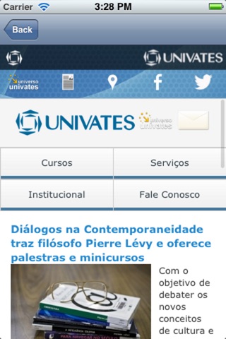 Univates screenshot 3