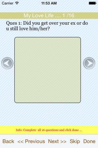 My Love Life Survey screenshot 3