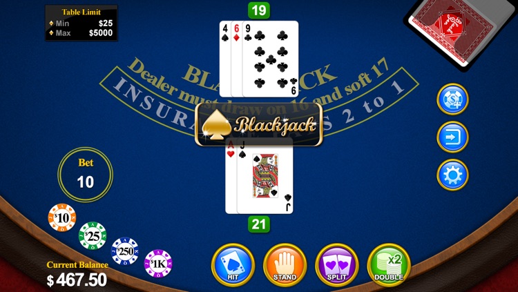 Blackjack 21 for 2014