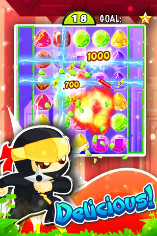 Jewel s Ninja Match-3 - diamond game and kids digger s mania hd free Games