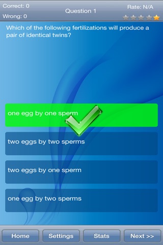 Human Reproductive System Quiz screenshot 2