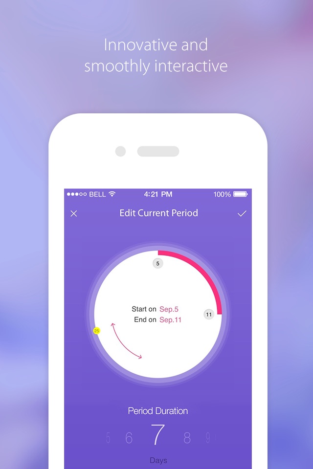 Period Tracker - Menstrual & Ovulation Calendar screenshot 4