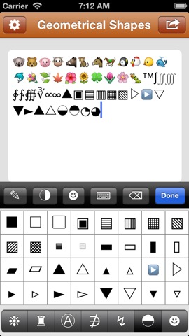 絵文字記号 文字キーボード 特殊記号 色かわいいキャラクター 絵文字アイコン フォント Iphoneアプリ Applion