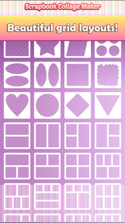Scrapbook Collage Maker - Stitch your Pics in Cute Grid Frames with Fun Effects and Filters