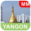 Yangon, Burma (Myanmar) Map - PLACE STARS