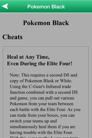 Cheats + Guide for Pokemon Edition - All in One,Cheats, Codes, Secrets, Unlockables, Estter Eggs, Passwords, News! screenshot 3