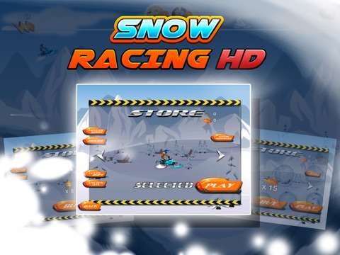 Snow Racing HD Lite screenshot 2