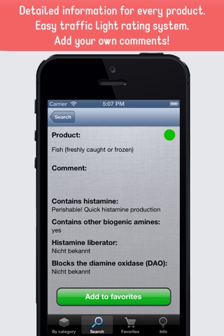 Histamine Intolerance: Your Food List App for Histaminosis and Mast Cell Disorder screenshot 3