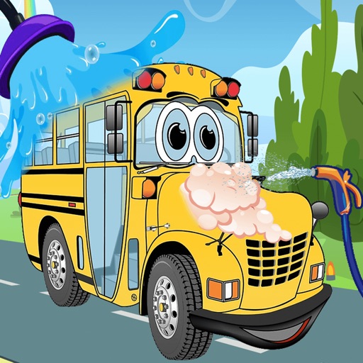 My School Bus Cleanup Icon