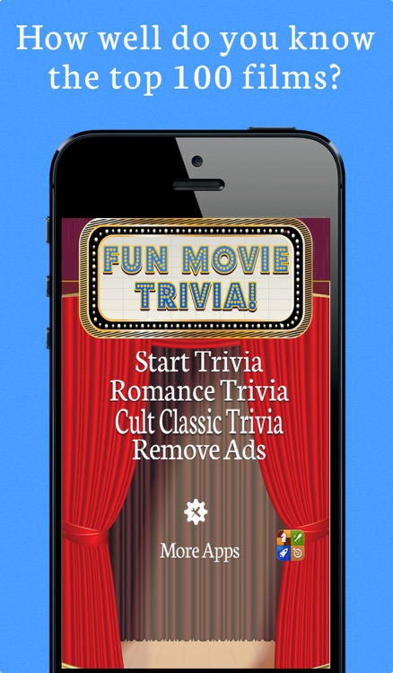 Fun Movie Trivia: The Top 100 Films Quiz Game