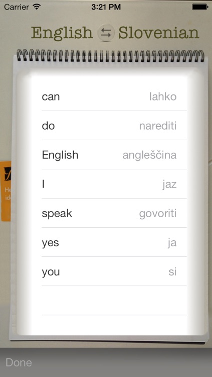 Vocabulary Trainer: English - Slovenian screenshot-3