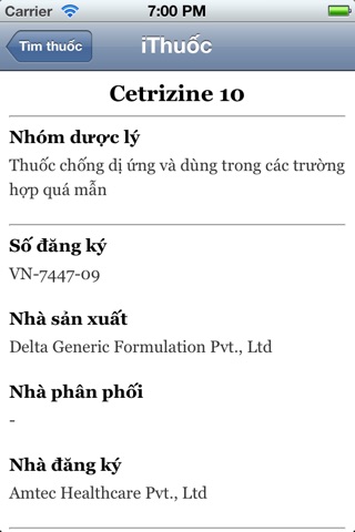 iThuốc PLUS 2.0: danh bạ thuốc - Thuoc Vietnam (iThuoc - Danh ba, list duoc pham, biet duoc, tu dien y hoc Viet Nam - y khoa VN, bac si gia dinh) screenshot 3