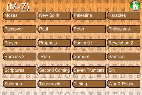 Word Search (Bible) screenshot 4