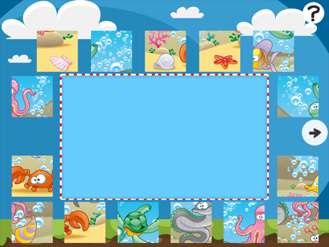 海のジグソーパズル - 子供、幼児と親のためのジグソーパズルのゲーム！ 学ぶ 魚、ウナギ、カニ、カメ、水、海、幼稚園、保育園や保育所のためのサメのおすすめ画像4