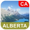 Alberta, Canada Offline Map - PLACE STARS