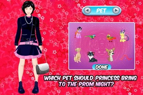 Princess Prom Night Dress up – Free Girls Fashion Make up & Makeover Games screenshot 3