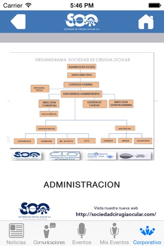 Sociedad de Cirugía Ocular S.A. screenshot 4