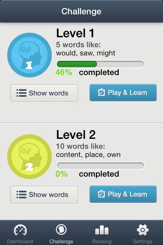 Vocabla: TOEIC Exam. Play & learn 1111 English words and improve vocabulary in easy tests. screenshot 4