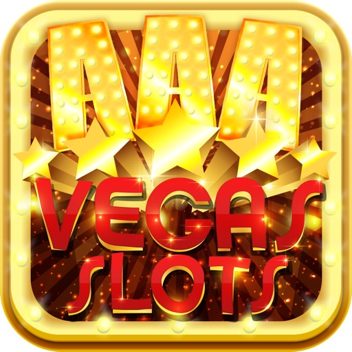 AAA Star Slots - Lucky Las Vegas Casino Golden Slot Machine Icon
