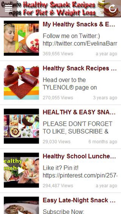 Healthy Snack Recipes For Diet & Weight Loss!