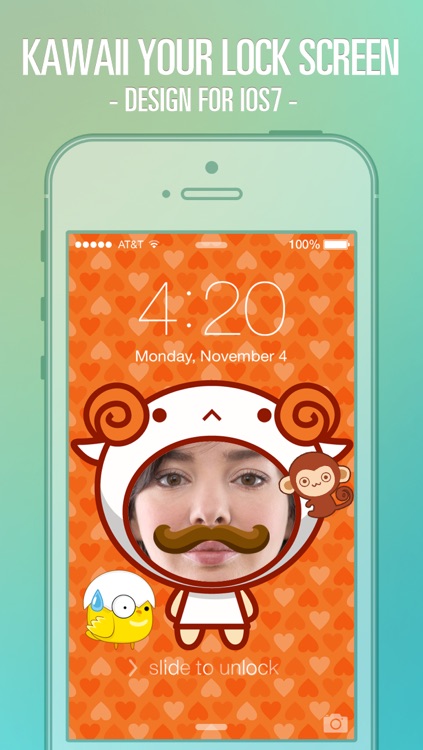 Pimp Lock Screen Wallpapers Pro - Cute Cartoon Special for iOS 7 screenshot-3