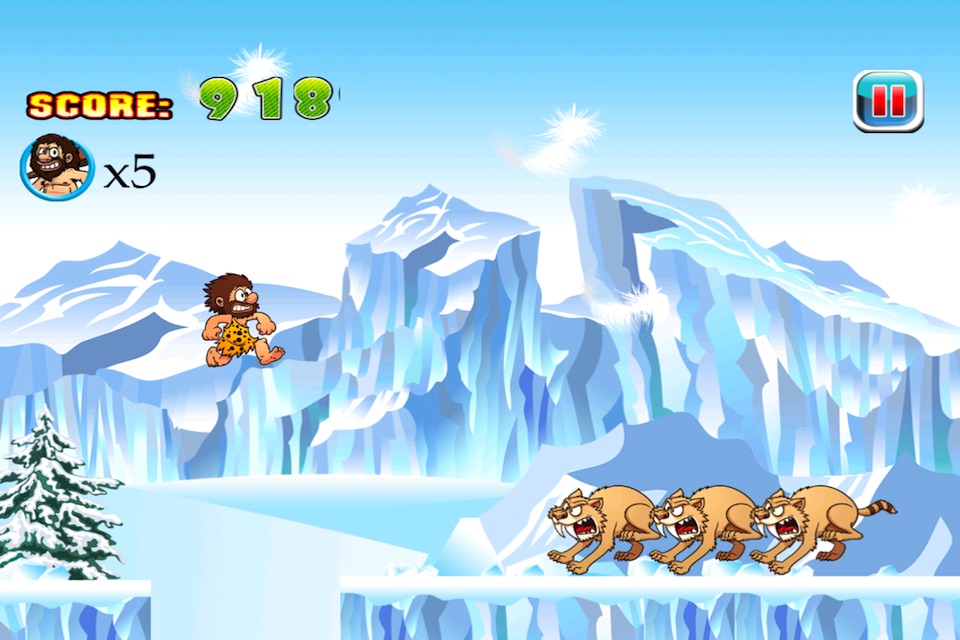 Dumb Caveman Jake's Pre Ice Age Run: Ways to Escape if You Can screenshot 4